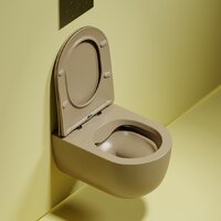 Унитаз подвесной Ceramica Nova Modena Rimless CN6063MC (капучино матовый) - Изображение №7 — Chaika Market