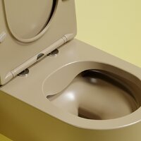 Унитаз подвесной Ceramica Nova Modena Rimless CN6063MC (капучино матовый) - Изображение №9 — Chaika Market