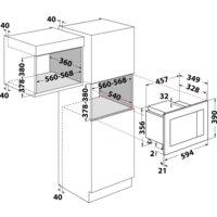 Микроволновая печь Whirlpool WMF200G NB - Изображение №9 — Chaika Market