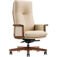 Офисное кресло Norden Vivaldi A 2262 Ivory (кожа бежевый) — Chaika Market