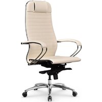 Офисное кресло Metta Samurai KL-1.04 MPES (молочный) — Chaika Market