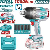 Гайковерт Total TIWLI20105 (с 2-мя АКБ, кейс) — Chaika Market