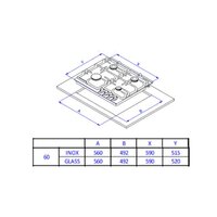 Варочная панель Weissgauff HGG 641 XB - Изображение №2 — Chaika Market