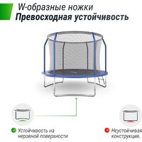 Батут Unix Line Supreme Basic 8 ft (blue) - Изображение №4 — Chaika Market