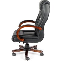 Офисное кресло Norden Консул 3158-L02 (кожа, черный) - Изображение №3 — Chaika Market