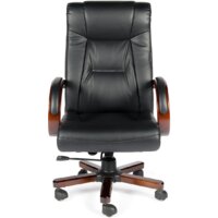 Офисное кресло Norden Консул 3158-L02 (кожа, черный) - Изображение №6 — Chaika Market