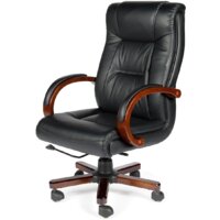 Офисное кресло Norden Консул 3158-L02 (кожа, черный) - Изображение №2 — Chaika Market