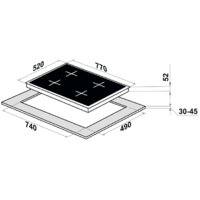 Варочная панель MAUNFELD CVCE774SMTBK - Изображение №13 — Chaika Market