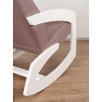 Кресло-качалка Glider Гелакси М (темно-розовый/молочный дуб) - Изображение №10 — Chaika Market