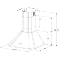 Кухонная вытяжка Korting KHC 6839 IX - Изображение №2 — Chaika Market