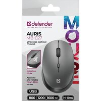 Мышь Defender Auris MB-027 (серый) - Изображение №3 — Chaika Market