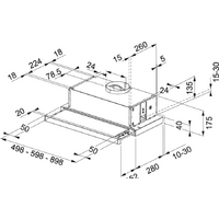 Кухонная вытяжка Franke Flexa FTC 532L WH 315.0547.795 - Изображение №3 — Chaika Market