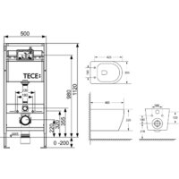 Унитаз подвесной Lauter Sulzdorf + TECE Kit 9400413 (белый с микролифтом) - Изображение №20 — Chaika Market