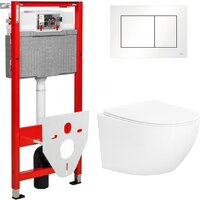 Унитаз подвесной Lauter Sulzdorf + TECE Kit 9400413 (белый с микролифтом) — Chaika Market