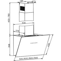 Кухонная вытяжка ZorG Nero 1260 60 S (черный) - Изображение №8 — Chaika Market