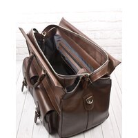 Саквояж Carlo Gattini Fabriano Premium 4008-53 (коричневый) - Изображение №9 — Chaika Market