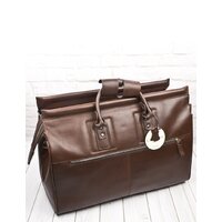 Саквояж Carlo Gattini Fabriano Premium 4008-53 (коричневый) - Изображение №7 — Chaika Market