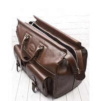 Саквояж Carlo Gattini Fabriano Premium 4008-53 (коричневый) - Изображение №10 — Chaika Market