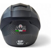 Мотошлем AIM RH360 360-008-XL (XL, матовый карбон) - Изображение №3 — Chaika Market