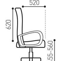 Офисное кресло Brabix Space EX-508 (коричневый) - Изображение №5 — Chaika Market