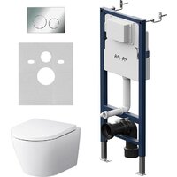 Унитаз подвесной AM.PM Prime Fit IS90151.741701 (с кнопкой смыва) — Chaika Market