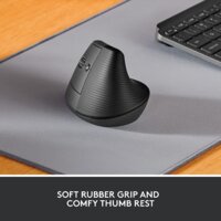 Вертикальная мышь Logitech Lift Left (графит) - Изображение №2 — Chaika Market