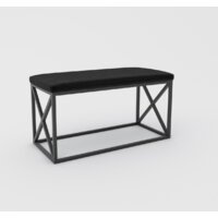 Банкетка Hype Mebel Куб (черный/черный) — Chaika Market