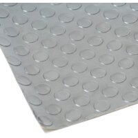 Ковровая дорожка SunStep Пятачки 90x1200 серый 39-601 (серый) - Изображение №2 — Chaika Market