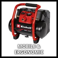 Компрессор Einhell TE-AC 36/150 Li OF - Solo (без АКБ) - Изображение №8 — Chaika Market