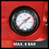 Компрессор Einhell TE-AC 36/150 Li OF - Solo (без АКБ) - Изображение №11 — Chaika Market