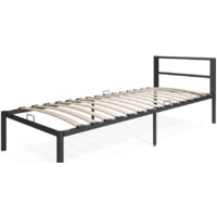 Кровать Князев Мебель Берта 120x190 БА.120.190.Ч (черный муар) — Chaika Market