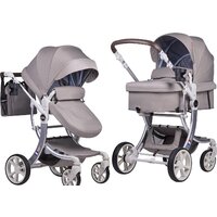 Универсальная коляска Aimile Original New (2 в 1, капучино) — Chaika Market