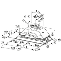 Кухонная вытяжка Franke Box FBI 532L GR 305.0545.448 - Изображение №2 — Chaika Market