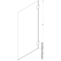 Стеклянная шторка для ванны Ambassador Bath Screens 16041101 70 - Изображение №6 — Chaika Market