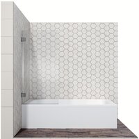 Стеклянная шторка для ванны Ambassador Bath Screens 16041101 70 — Chaika Market