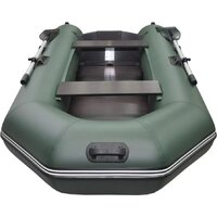 Моторно-гребная лодка Муссон 2800 СК LIGHT (зеленый) - Изображение №5 — Chaika Market