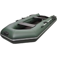 Моторно-гребная лодка Муссон 2800 СК LIGHT (зеленый) - Изображение №4 — Chaika Market
