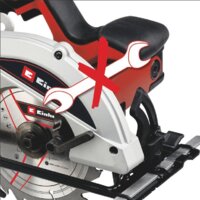 Дисковая (циркулярная) пила Einhell TC-CS 1250 4331040 - Изображение №2 — Chaika Market