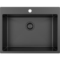 Кухонная мойка ZorG ZRN 5075 Premium PVD Gunblack — Chaika Market