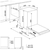 Встраиваемая посудомоечная машина Smeg ST4533IN - Изображение №11 — Chaika Market