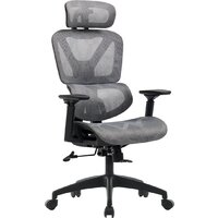 Офисное кресло Mio Tesoro Оскар AF-C4226 (серый рисунок) — Chaika Market