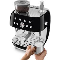 Рожковая кофеварка Smeg EGF03BLEU - Изображение №5 — Chaika Market