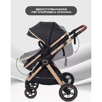 Универсальная коляска Rant Basic Roller Gold RA161 (2 в 1, black) - Изображение №7 — Chaika Market