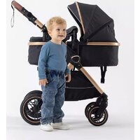 Универсальная коляска Rant Basic Roller Gold RA161 (2 в 1, black) - Изображение №34 — Chaika Market