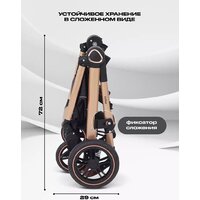 Универсальная коляска Rant Basic Roller Gold RA161 (2 в 1, black) - Изображение №11 — Chaika Market