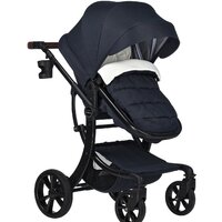 Универсальная коляска Aimile Original New (2 в 1, черный) - Изображение №14 — Chaika Market