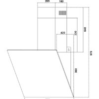 Кухонная вытяжка Germes Toscana 60 (черный) - Изображение №4 — Chaika Market