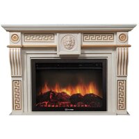 Портал Firelight Vittoriano 30 (беленый дуб с золотой патиной) — Chaika Market