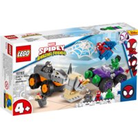 Конструктор LEGO Marvel Spiderman 10782 Схватка Халка и Носорога на грузовиках — Chaika Market