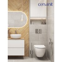 Унитаз подвесной Cersanit Brasko Smart Clean On DPL EO Slim LP 64824 - Изображение №3 — Chaika Market
